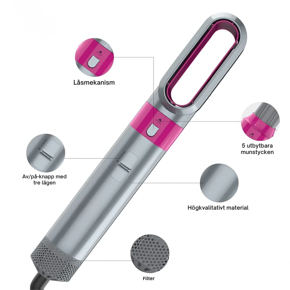 O2 - 5 in 1 Hair Styler - Main Product Image 3